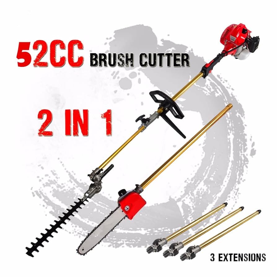 Amazon.com: 52cc 2 in 1 Chainsaw Hedge Trimmer 2 Stroke